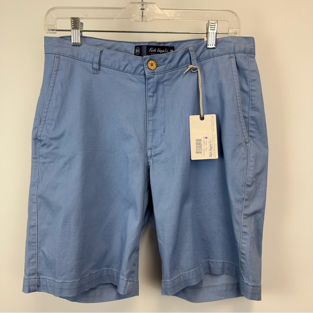 Fish Hippie Co. Pale Blue Genuine Waterside Originals Balao‎ Men's Short Size 30